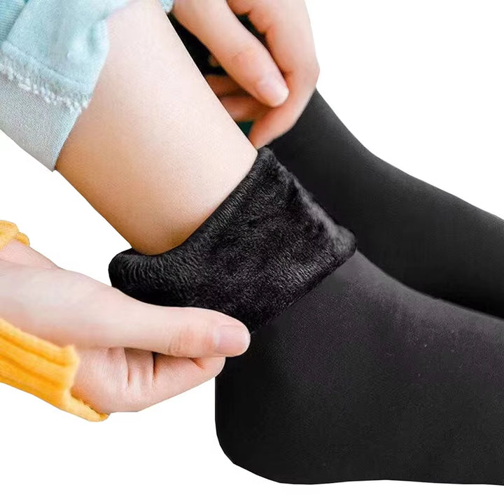 3 Pairs Lot Women Men Winter Warm Thicken Thermal Snow Socks Solid Color Floor Socks Soft Velvet Wool Cashmere Home Dropshipping