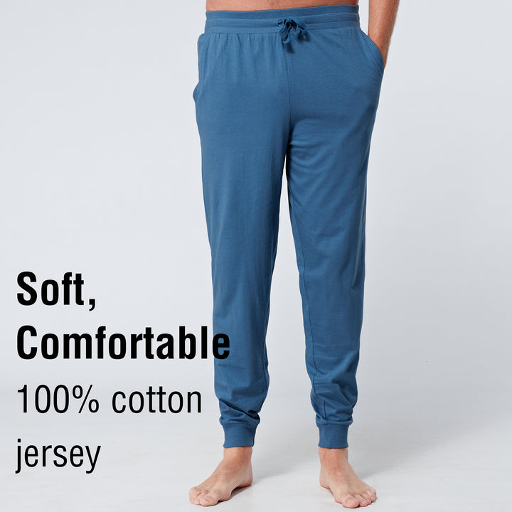 Mens Lounge Pants Pyjama Bottoms Loungewear Cotton Jersey Pants Size S-4XL