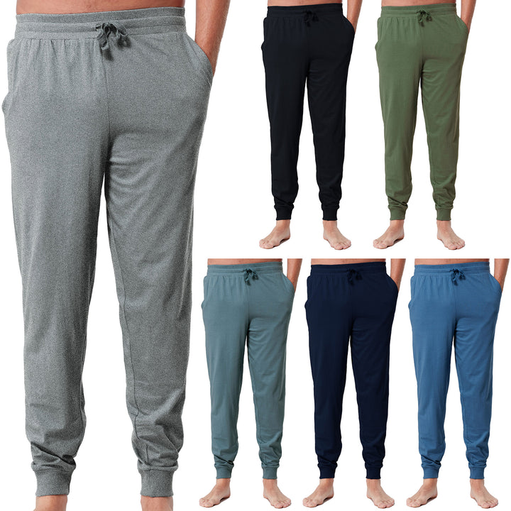 Mens Lounge Pants Pyjama Bottoms Loungewear Cotton Jersey Pants Size S-4XL