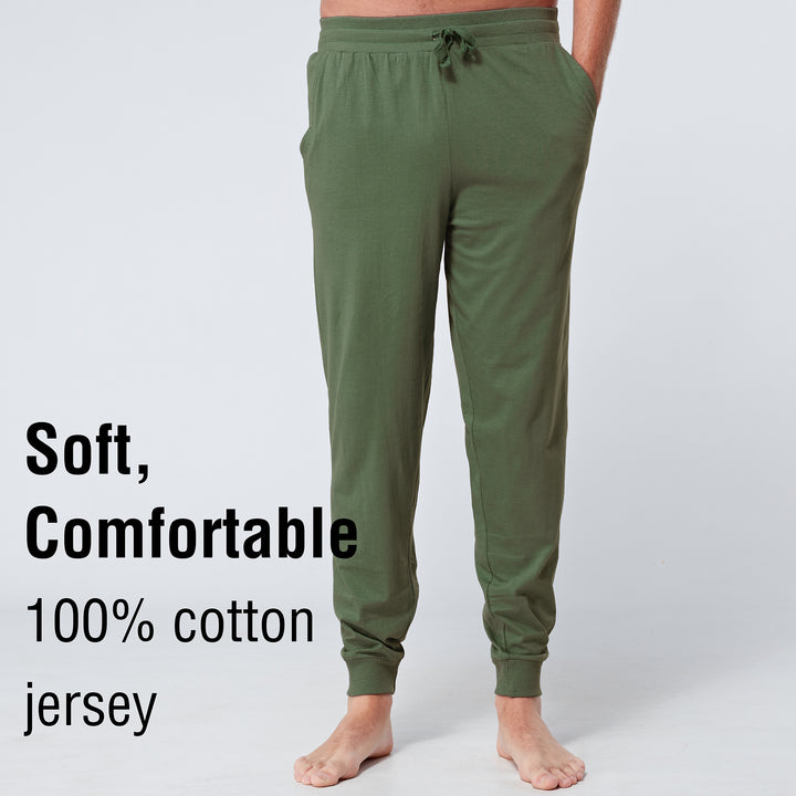 Mens Lounge Pants Pyjama Bottoms Loungewear Cotton Jersey Pants Size S-4XL