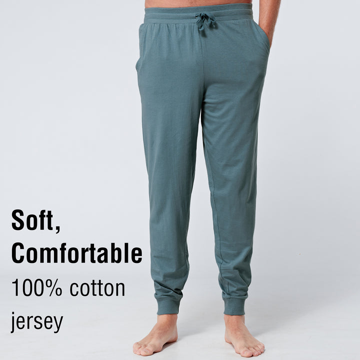 Mens Lounge Pants Pyjama Bottoms Loungewear Cotton Jersey Pants Size S-4XL