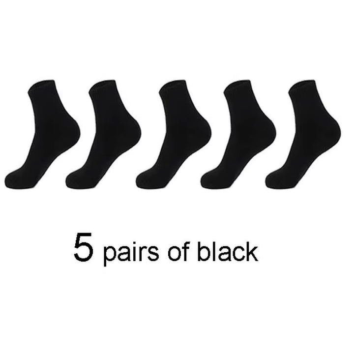 5 Pairs Winter Warm Men’S Socks Thick Male Women Socks Super Thicker Solid Socks Winter Socks against Cold Snow Terry Socks