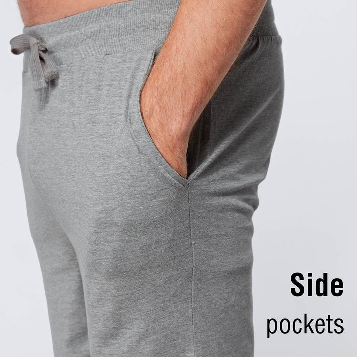 Mens Lounge Pants Pyjama Bottoms Loungewear Cotton Jersey Pants Size S-4XL